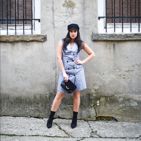 Plaid blazer dress - Picture 2 of 4